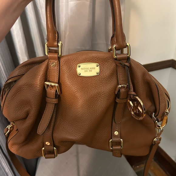 Michael Kors Tan Leather Satchel - Picture 4 of 6
